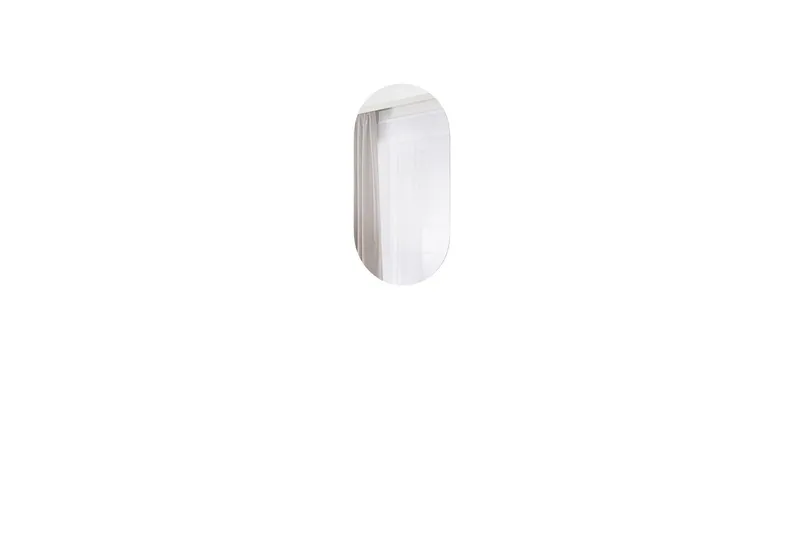 Monfort Vägghängd Spegel Oval 45x90 cm - Brun — Brun