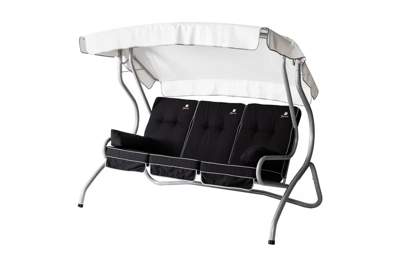 Monica 71B-1 3-sits Hammock Grå/Svart - Varax — Varax
