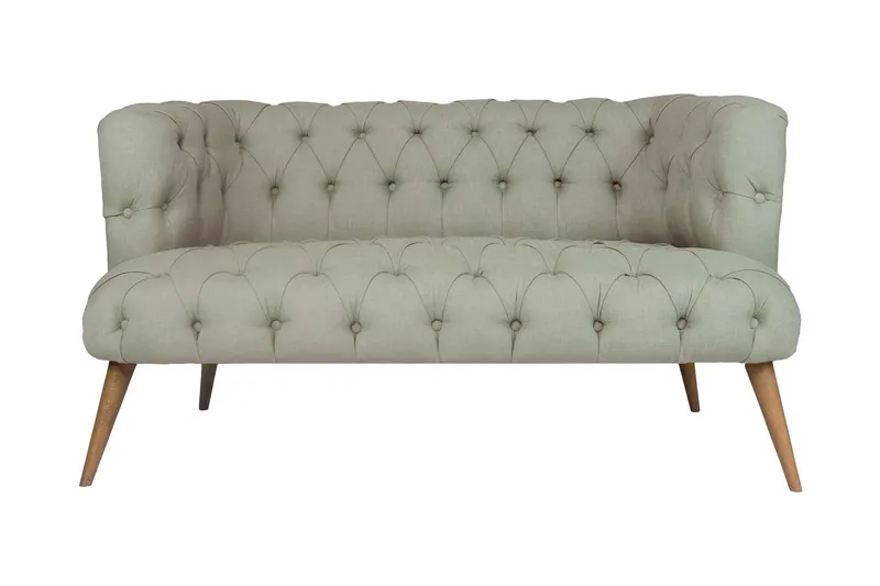 Monroew 2-sits Soffa - Grå/Natur — Grå/Natur