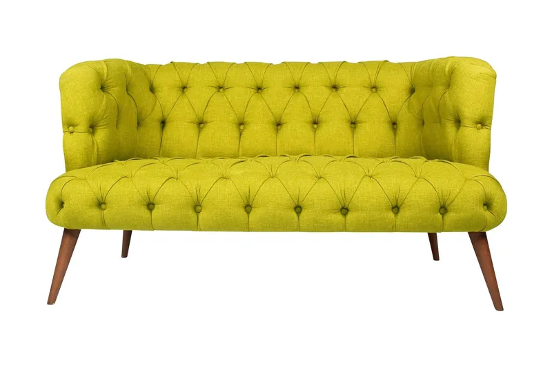 Monroew 2-sits Soffa - Grön/Natur — Grön/Natur