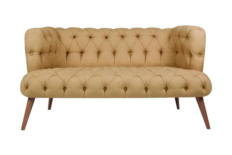 Monroew 2-sits Soffa - Ljusbrun/Natur — Ljusbrun/Natur
