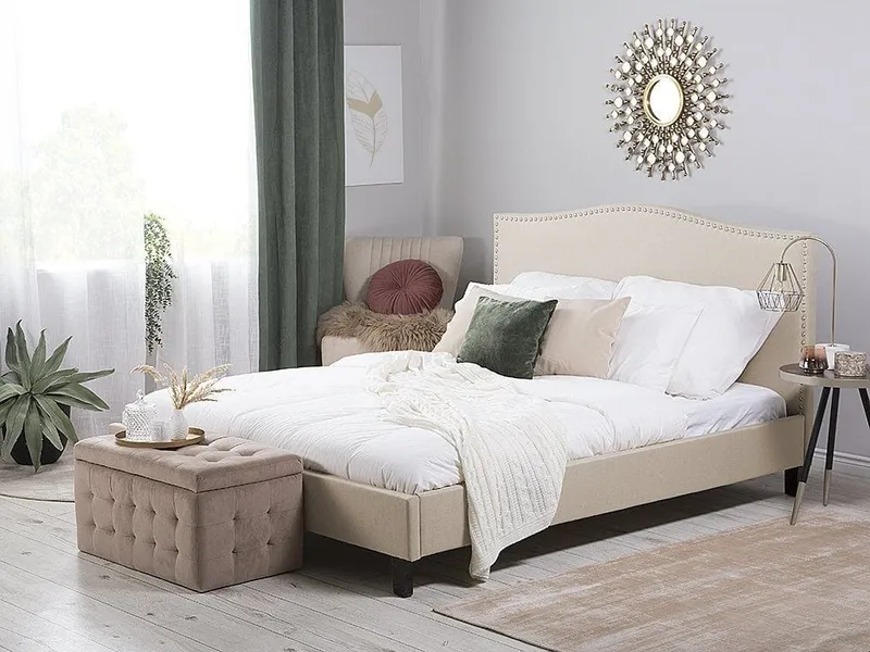 Montpellier Dubbelsäng 160 200 cm - Beige — Bedly