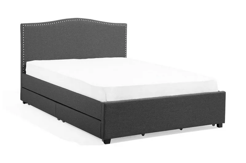 Montpellier Dubbelsäng 160 \| 200 cm - Grå — Bedly