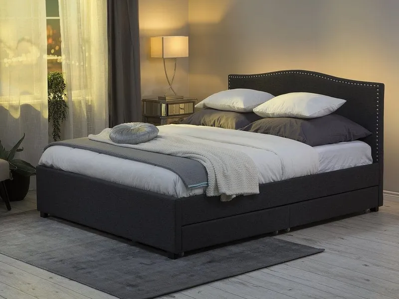 Montpellier Dubbelsäng 180 \| 200 cm - Grå — Bedly