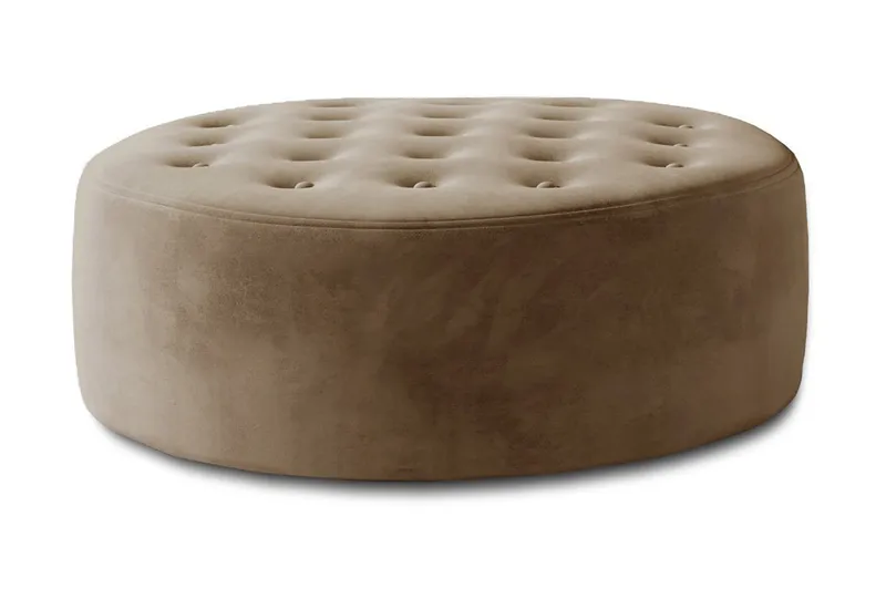 Montyda Sittpuff Rund - Beige — Beige