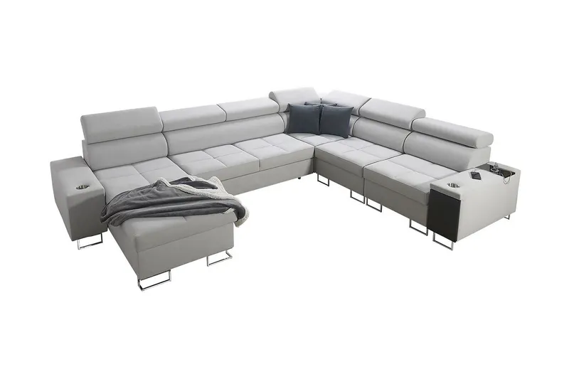 Morenia 4-sits Hörnbäddsoffa Vänster - Vit (Art.nr 991411) — Vit