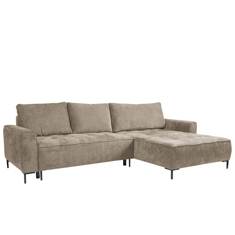 Morvian 3-sits Bäddsoffa med divan - brun (Art.nr 3433625) — brun