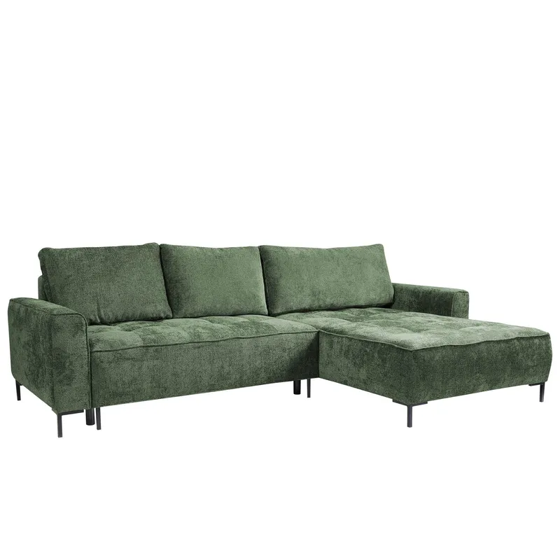 Morvian 3-sits Bäddsoffa med divan - grön (Art.nr 3433627) — grön