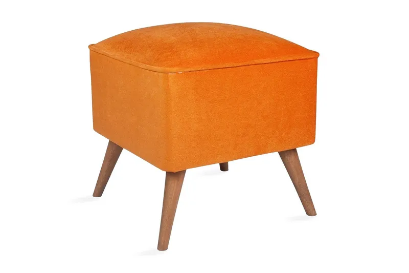 Mostert Fotpall - Orange — Orange