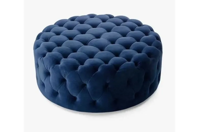Munder Sittpuff 70 cm - Mörkblå — Mörkblå