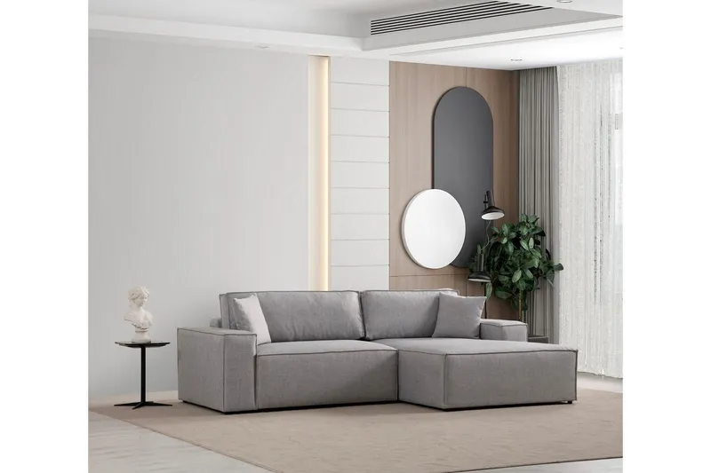 Munehiro Hörnbäddsoffa - Ljusgrå (Art.nr 3050090) — Ljusgrå