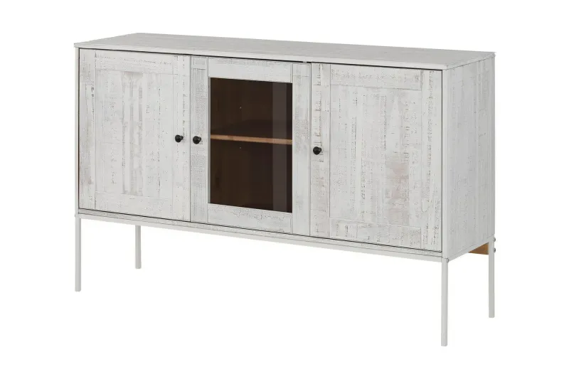 Munira Skänk 130 cm - Beige/Vit — Loft24
