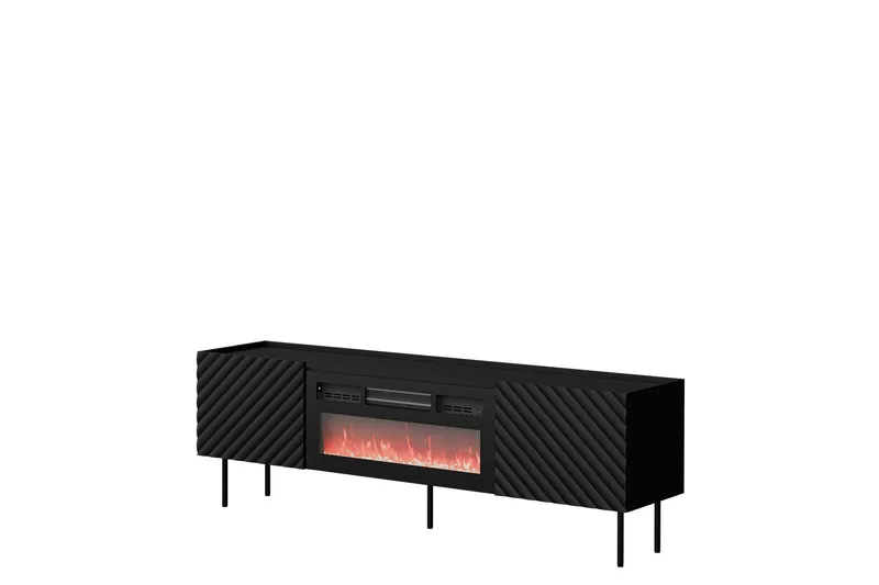 Munkedal Tv-bänk 181 cm - Svart (Art.nr 3063145) — Svart