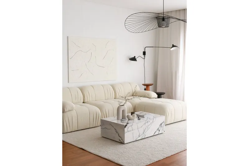 Murum Hörnsoffa 3-sits - Vit — Vit