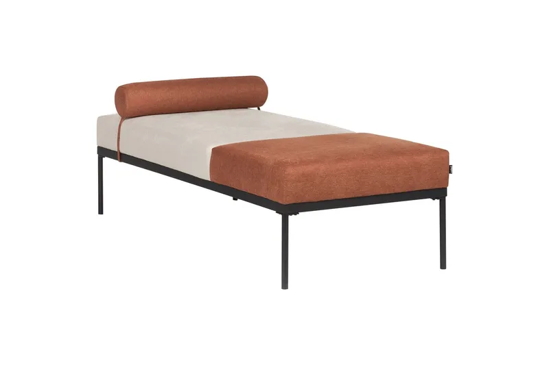 Naklund Schäslong 172 cm - Brun/Beige/Svart (Art.nr 3074619) — Brun/Beige/Svart