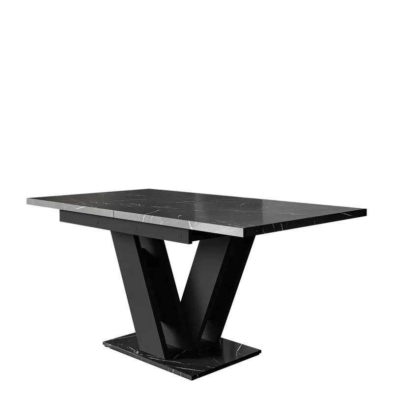 Nand Förlängningsbart Matbord 120-160 cm Rektangulär - Svart — Svart