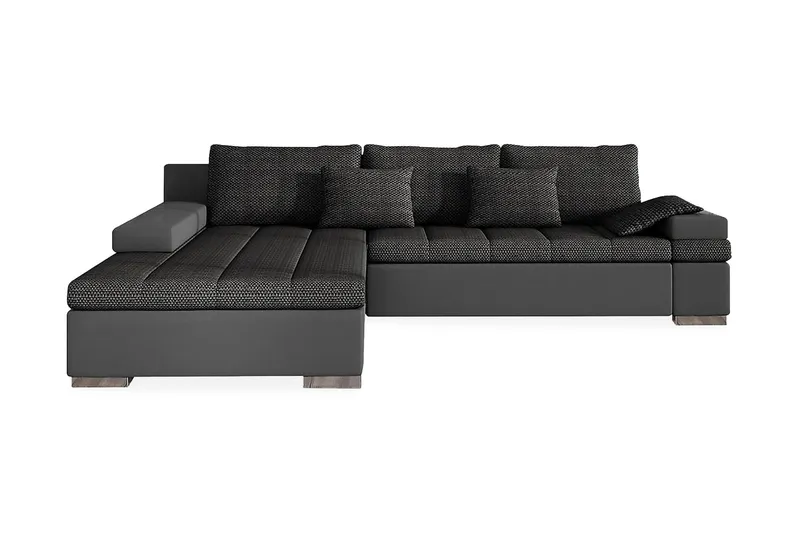 Naoma Divanbäddsoffa 310x175x83 cm - Grå (Art.nr 457924) — Grå