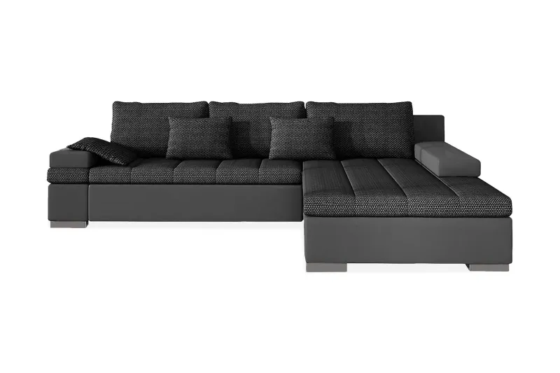 Naoma Divanbäddsoffa 310x175x83 cm - Grå (Art.nr 457942) — Grå