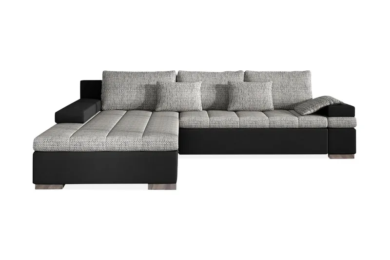 Naoma Divanbäddsoffa 310x175x83 cm - Grå (Art.nr 457951) — Grå