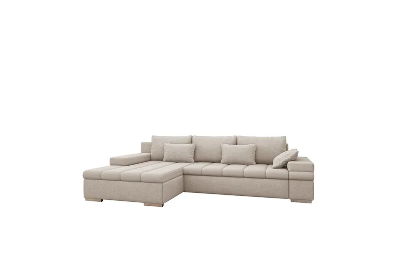 Naoma Soffa med Divan 3-sits - Beige (Art.nr 3068462) — Beige