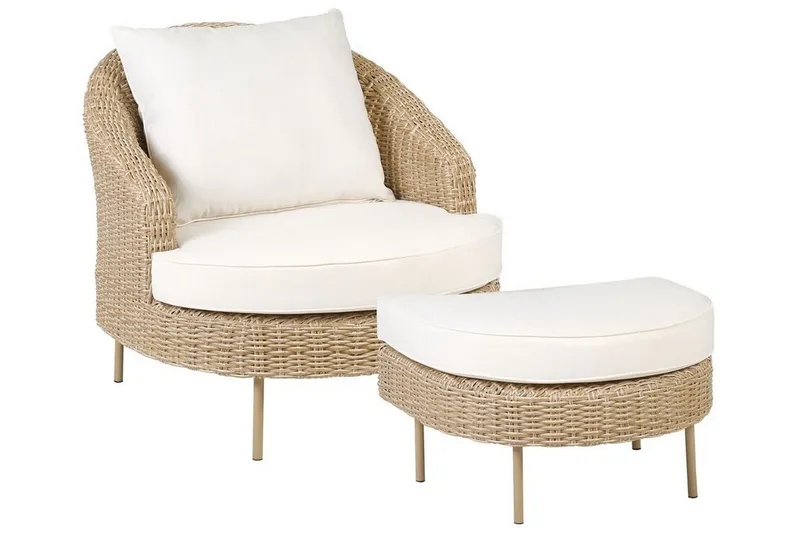 Napa Utefåtölj - Natural/Beige/Vit — Natural/Beige/Vit