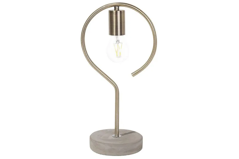 Narcissus Bordslampa 40 cm E27 - Mässing/Grå — Mässing/Grå