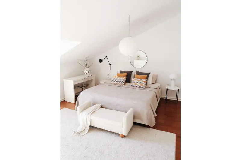 Natsuko Sittpuff 115 cm - Vit — Vit