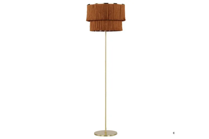 Naxte Golvlampa 137 cm - Guld/Brun — Guld/Brun