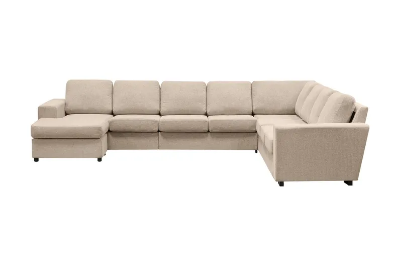 Nebraska Hörnsoffa med Divan Vändbar - Beige (Art.nr 100874) — Scandinavian Choice