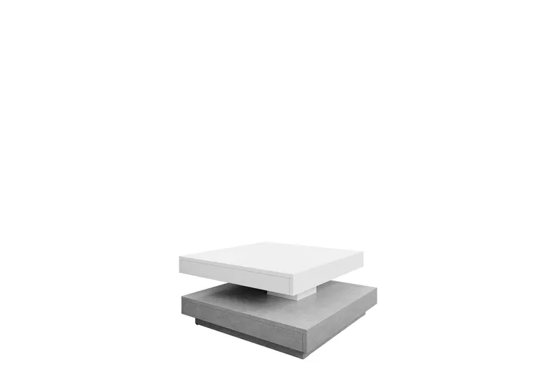 Nenani Soffbord 70 cm - Grå/Vit — Grå/Vit