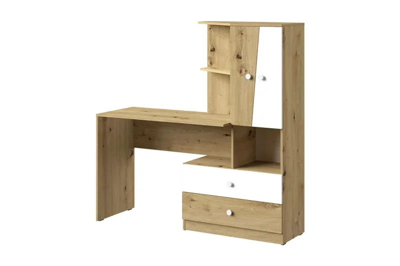 Nero Skrivbord 150 cm - Natur/Vit — Natur/Vit
