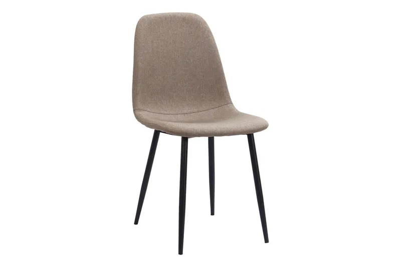 Nibe Matstol - Brun/Metallben Svart — Basic Home