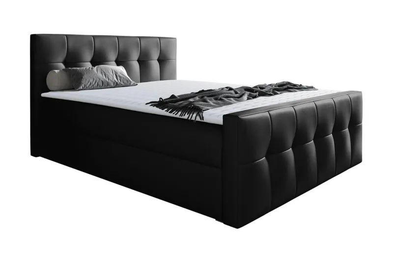 Norrbacksjö Kontinentalsäng 160x200 cm - Svart — Svart