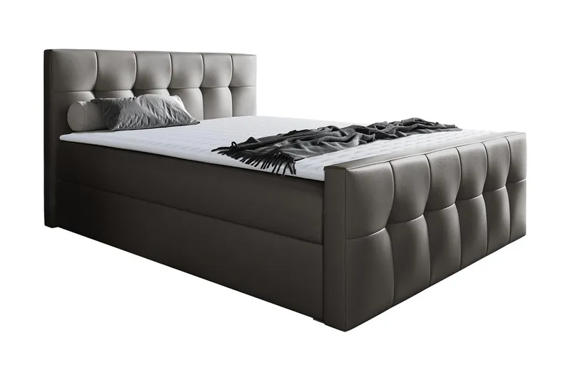 Norrbacksjö Kontinentalsäng 200x200 cm - Grå — Grå
