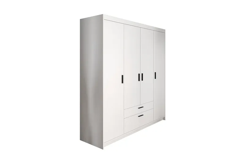 Norrbyn Garderob 53x190x176,3 cm - Vit — Vit
