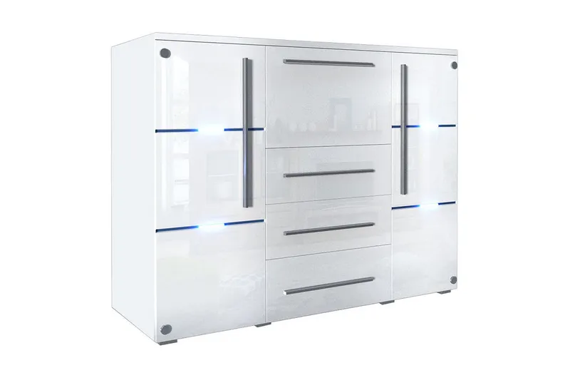 Norrhassel Byrå 136x39x115 cm - Vit — Vit
