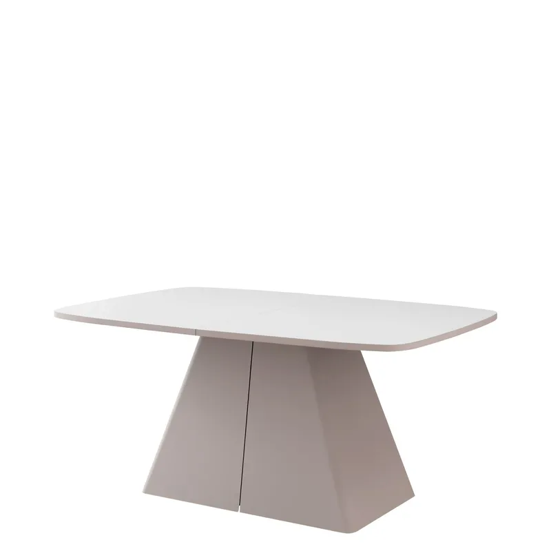 Novaj Matbord förlängningsbart 180-256 cm - beige, vit — beige, vit