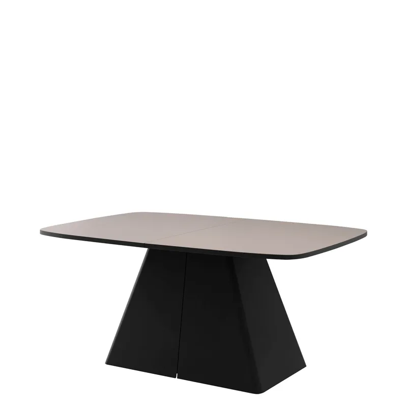 Novaj Matbord förlängningsbart 180-256 cm - svart, beige — svart, beige