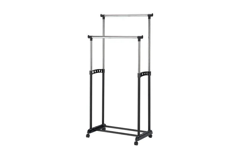 Novarina Klädställning 83x43 cm - Svart/Silver (Art.nr 966448) — Svart/Silver