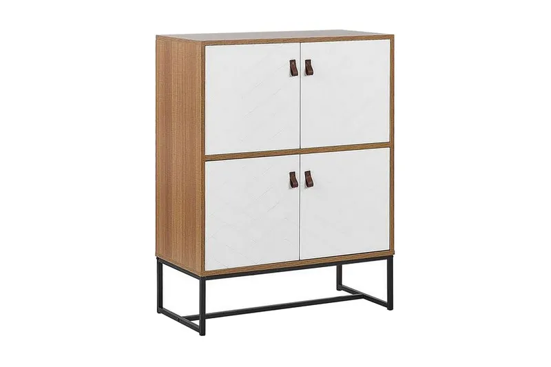 Nueva Skänk 76x39 cm - Ljusbrun/Vit — Ljusbrun/Vit