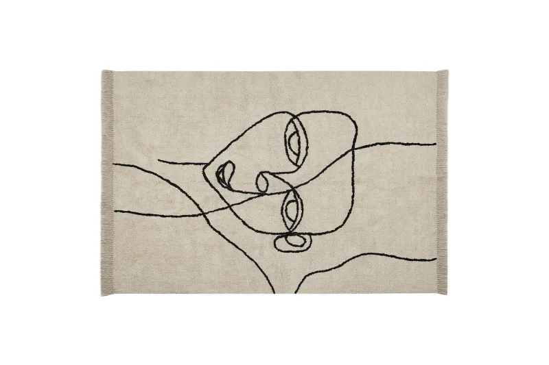 Nuru Bomullsmatta 140x200 cm - Beige — Beige