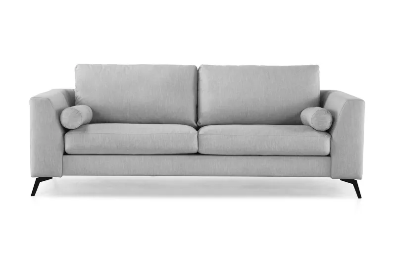 Ocean Lyx 3-sits Tygsoffa - Grå (Art.nr 245232) — Scandinavian Choice