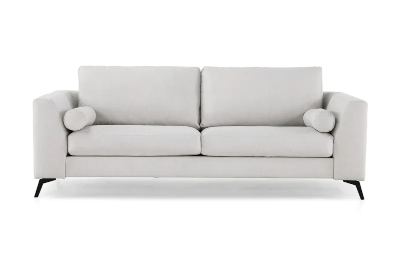 Ocean Lyx 3-sits Tygsoffa - Ljusgrå (Art.nr 245230) — Scandinavian Choice