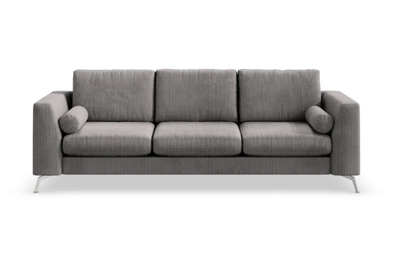 Ocean Lyx 4-sits Manchestersoffa - Mörkgrå (Art.nr 997089) — Scandinavian Choice