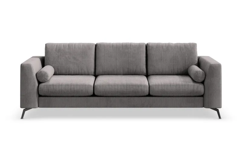 Ocean Lyx 4-sits Manchestersoffa - Mörkgrå (Art.nr 997086) — Scandinavian Choice