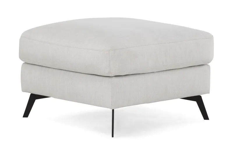 Ocean Lyx Fotpall - Linnebeige , Svarta Ben — Scandinavian Choice