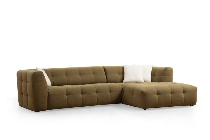 Octavian Soffa m. Divan 5-sits - Mörkbeige (Art.nr 1794000) — Mörkbeige