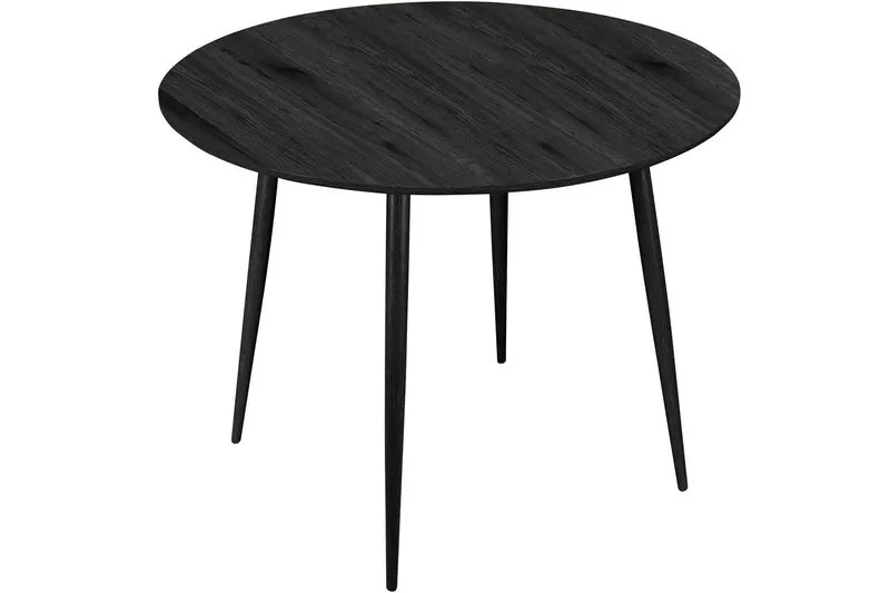 Oktoos Matbord Runt 100 cm - Svart — Svart