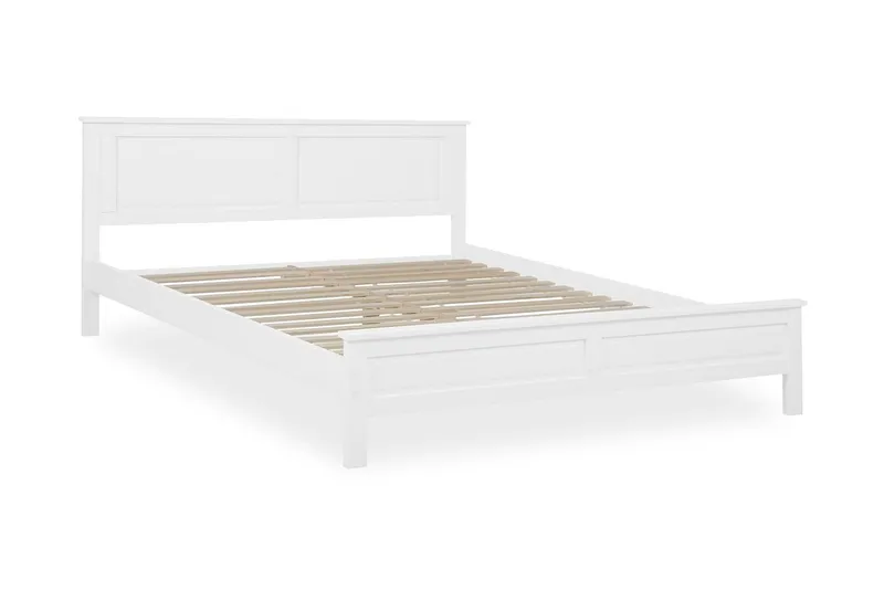 Olivet Dubbelsäng 180 200 cm Vit Vit - Vit — Bedly
