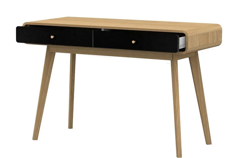 Olivet Skrivbord 120 cm - Natur/Svart — Natur/Svart
